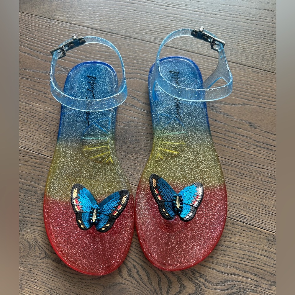 Betsy Johnson Butterfly Jelly Sandals - Picture 5 of 7